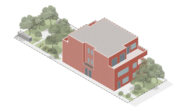 Stacked Townhouse Wide